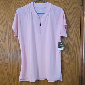 Fila Pink Polo Jersey with Short Sleeves